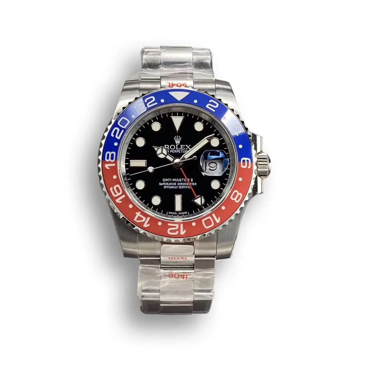 Superclone Rolex GMT-Master II 40mm 126710BLRO  Pepsi  Oyster
