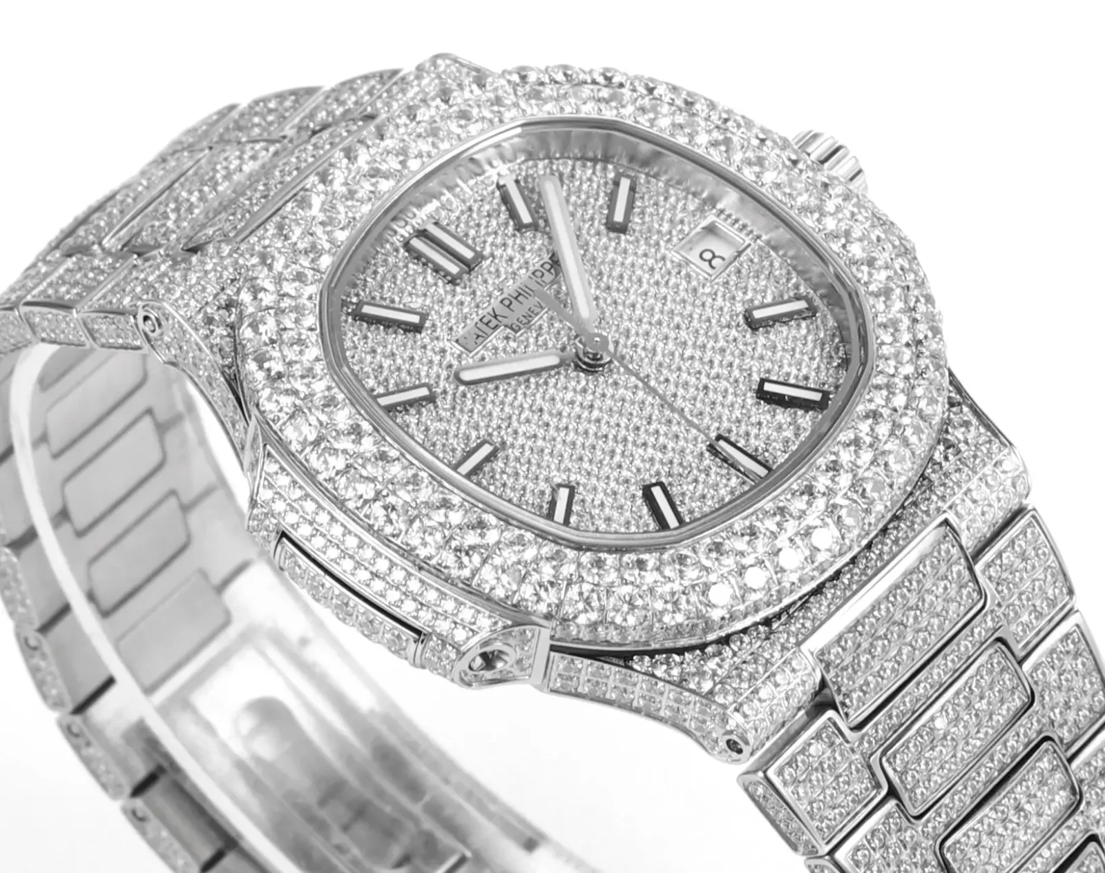 Patek Philippe Nautilus Full Star Platinum Watch