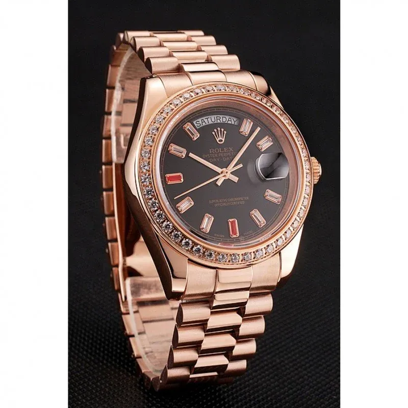 Superclone Rolex Day-Date 40mm Black Dial 1454102