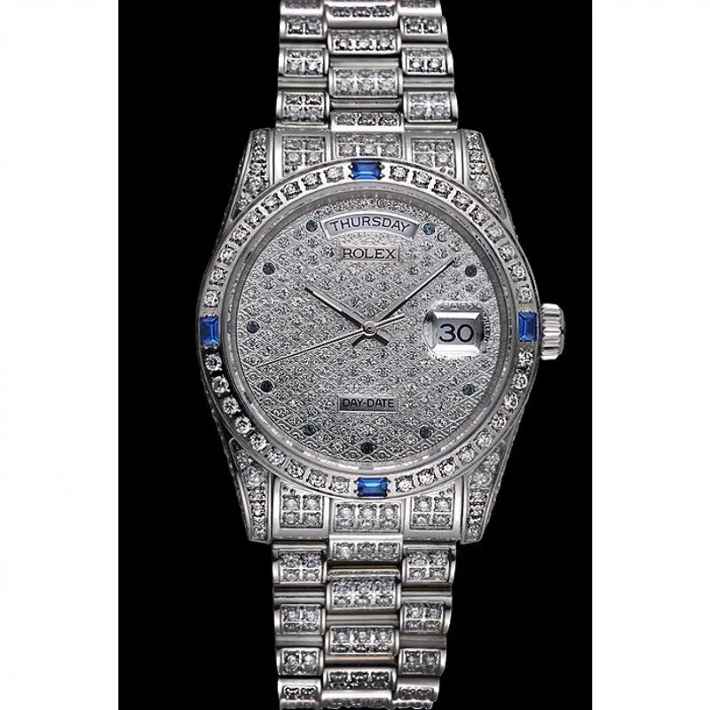Superclone Rolex Day-Date 37mm Diamond Dial 621613