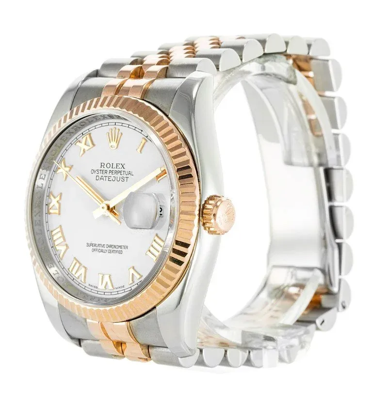 Rolex Datejust 36mm White Dial 116231