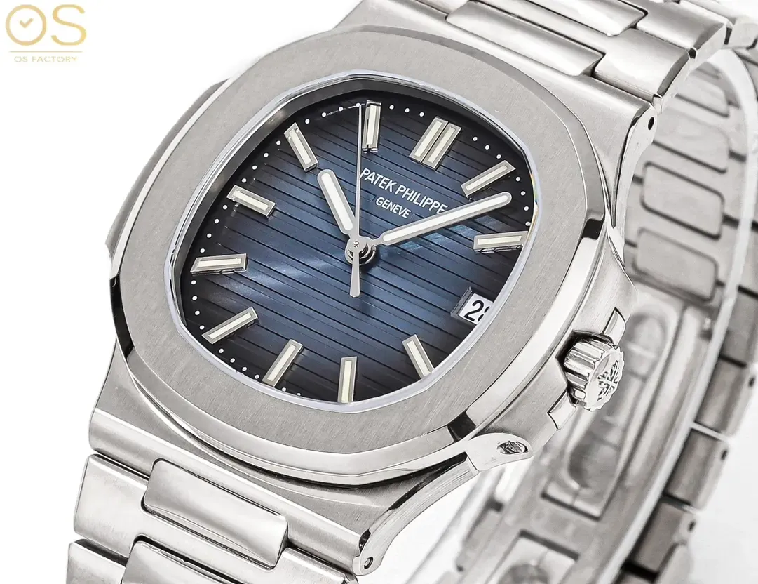 OSFactory Steel King Blue Nautilus Watch