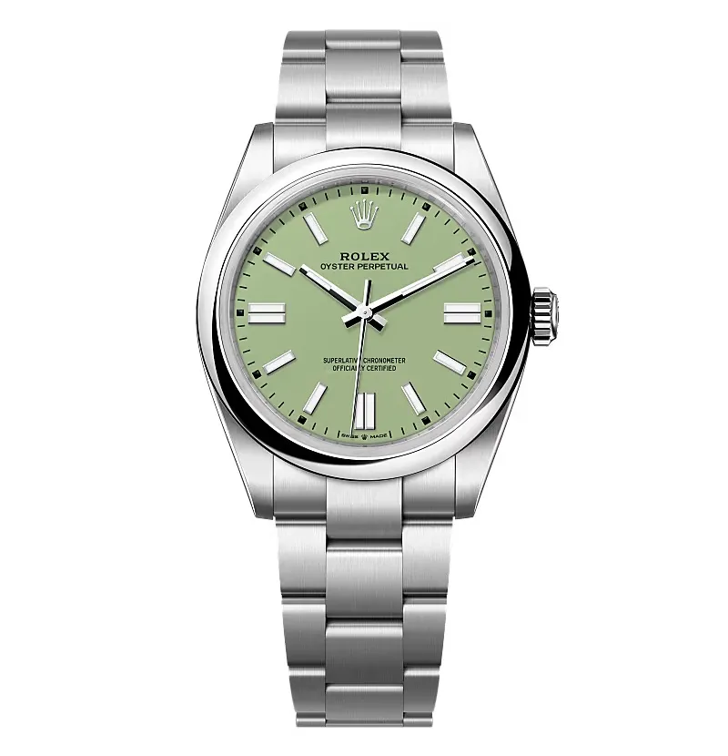 Superclone Rolex Oyster Perpetual 277200 Pistachio Dial