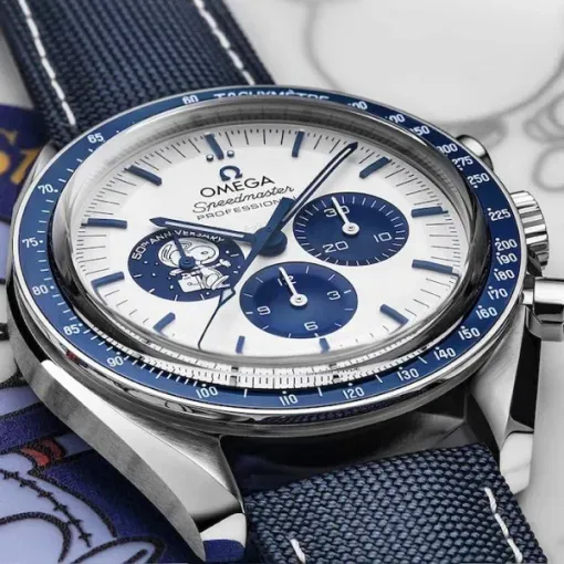 Omega Speedmaster Men Automatic Silver Nylon Watch O31032425002001
