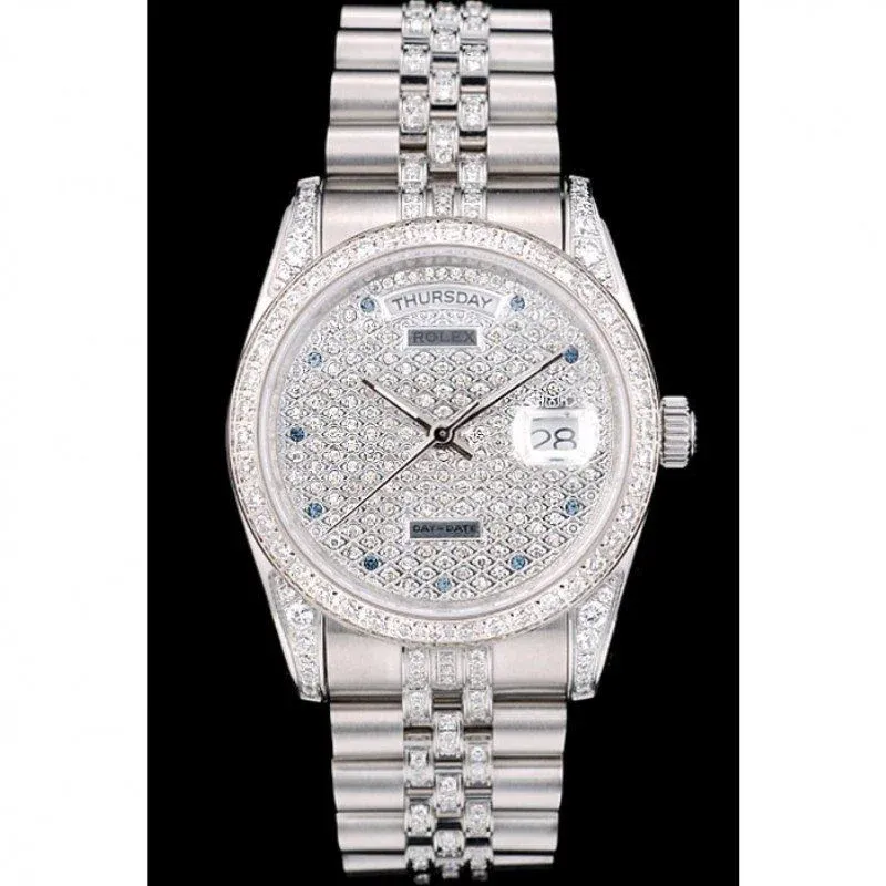 Rolex Day-Date 36mm Diamond Dial 41985