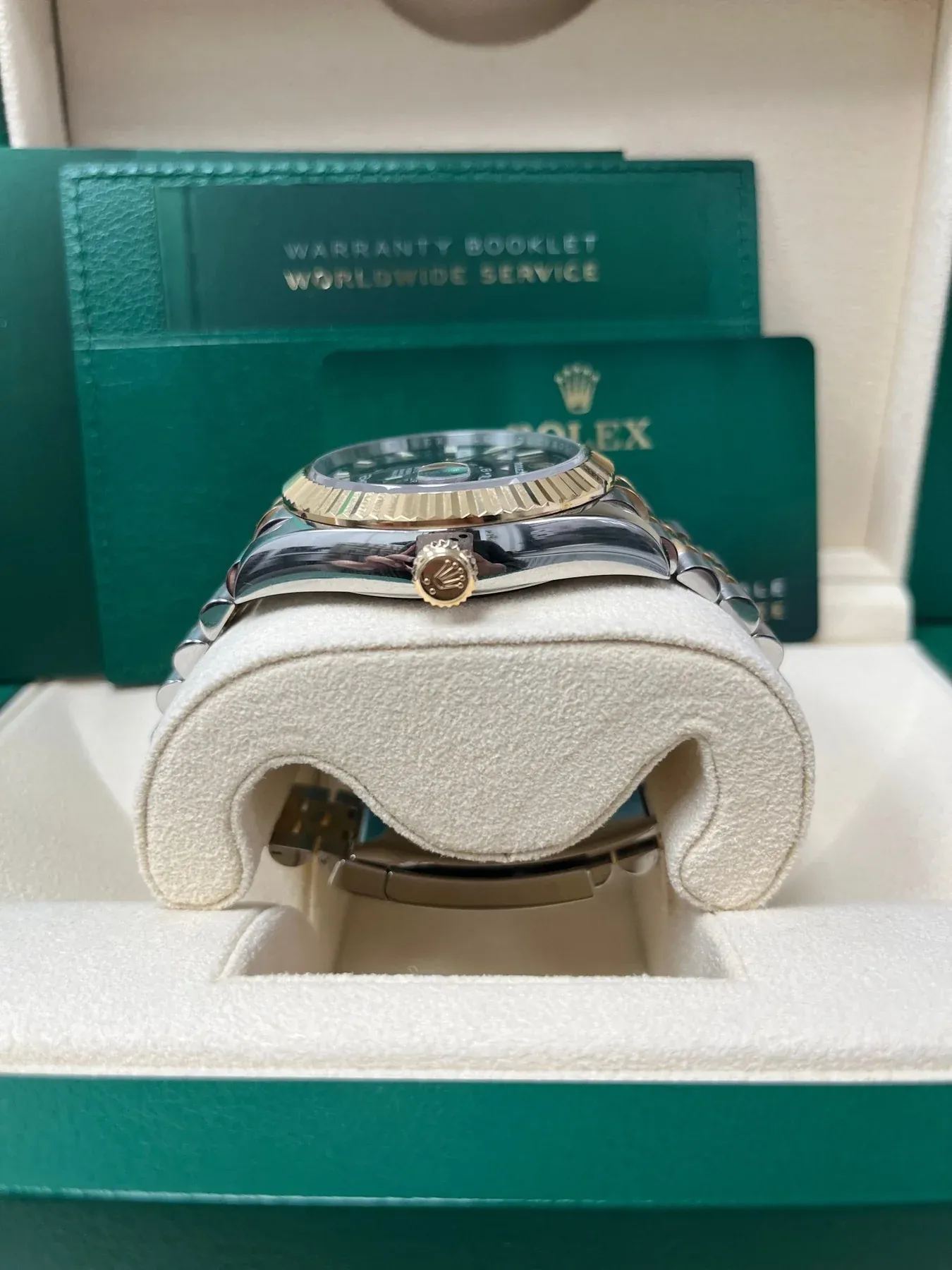 Superclone Rolex Sky-Dweller 42 mm Bright black Dial 336933