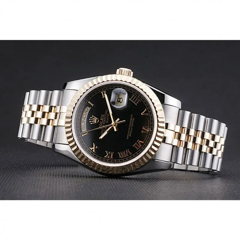 Superclone Rolex Day-Date 36mm Black Dial SRL78