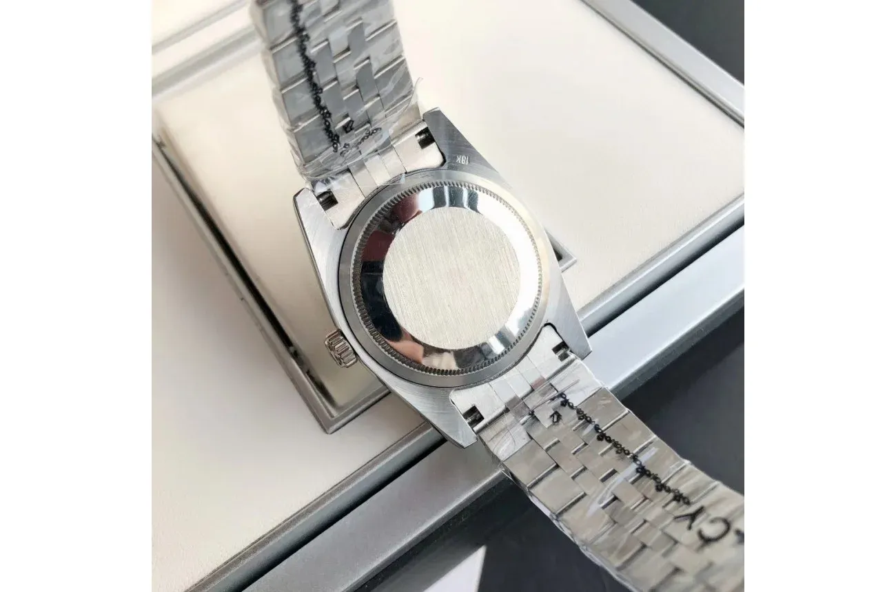 Couple Watches Rolex Datejust 36/28mm SS/SS Jub Green/Dia