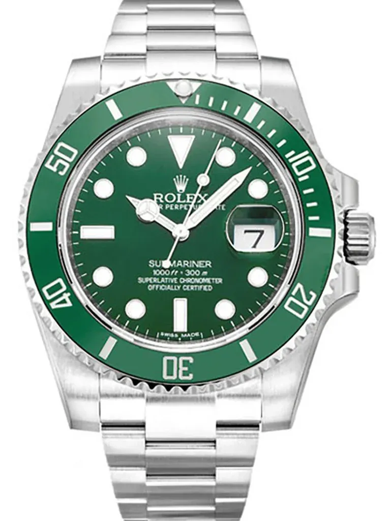Superclone Rolex Submariner 40mm Green Dial 116610LV  Hulk