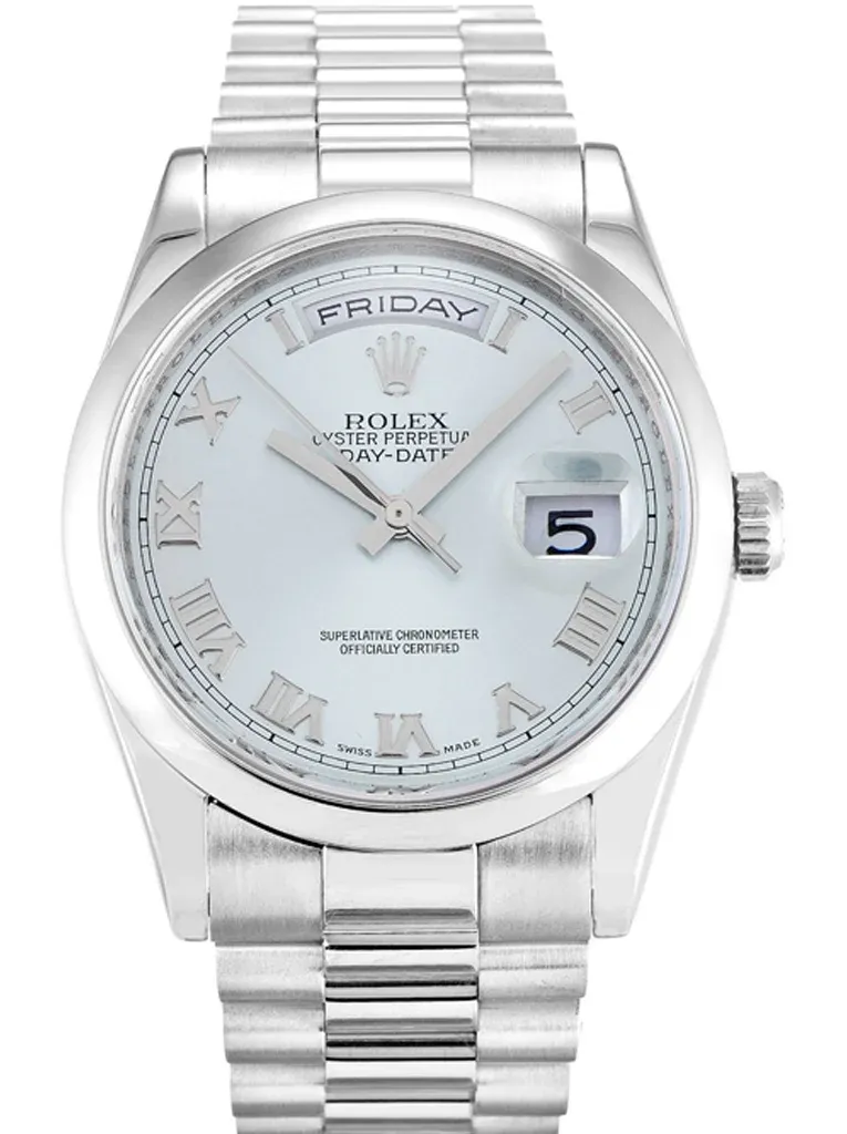 Rolex Day-Date 36mm Blue Dial 118206