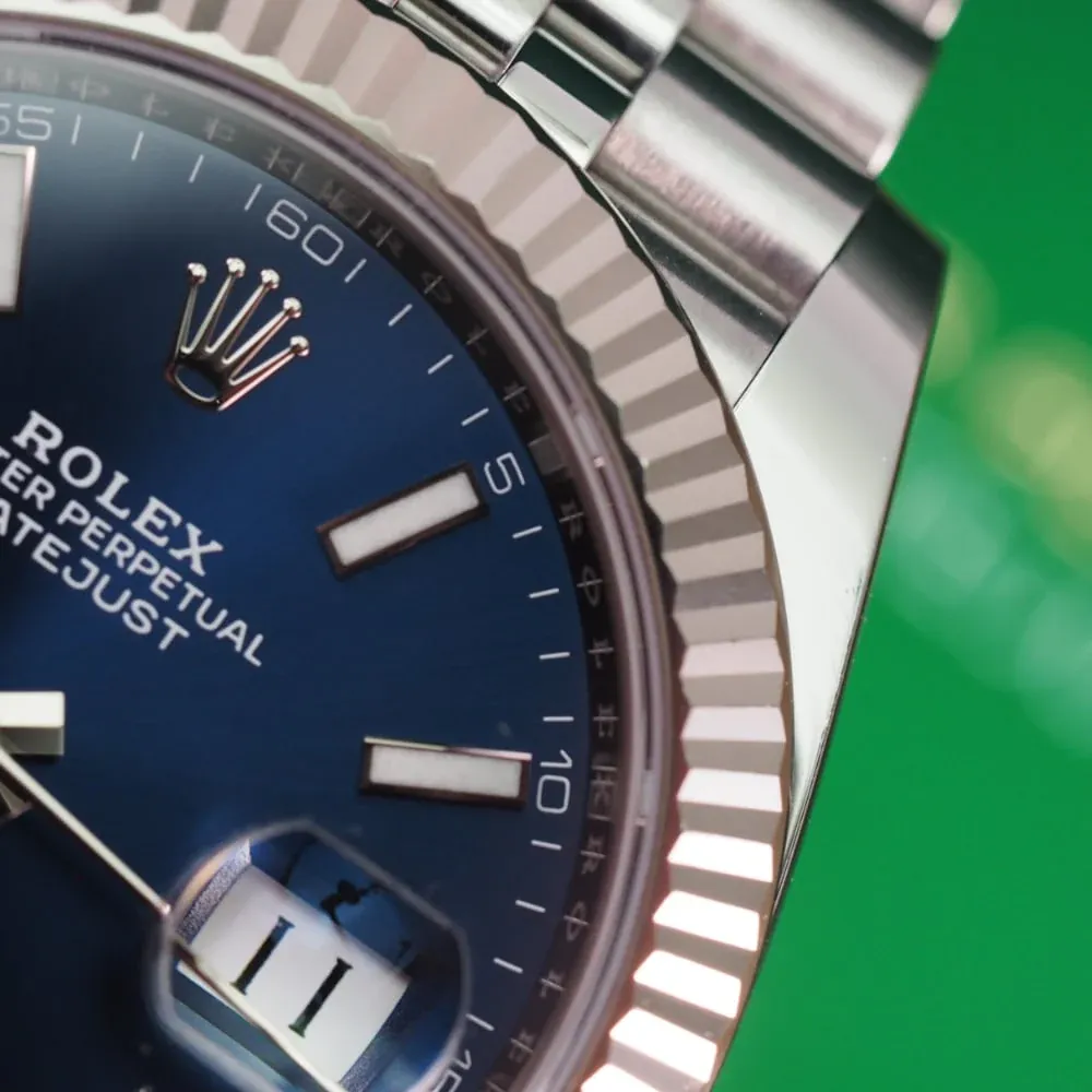 Rolex Datejust 41mm Blue Dial 126334 Jubilee