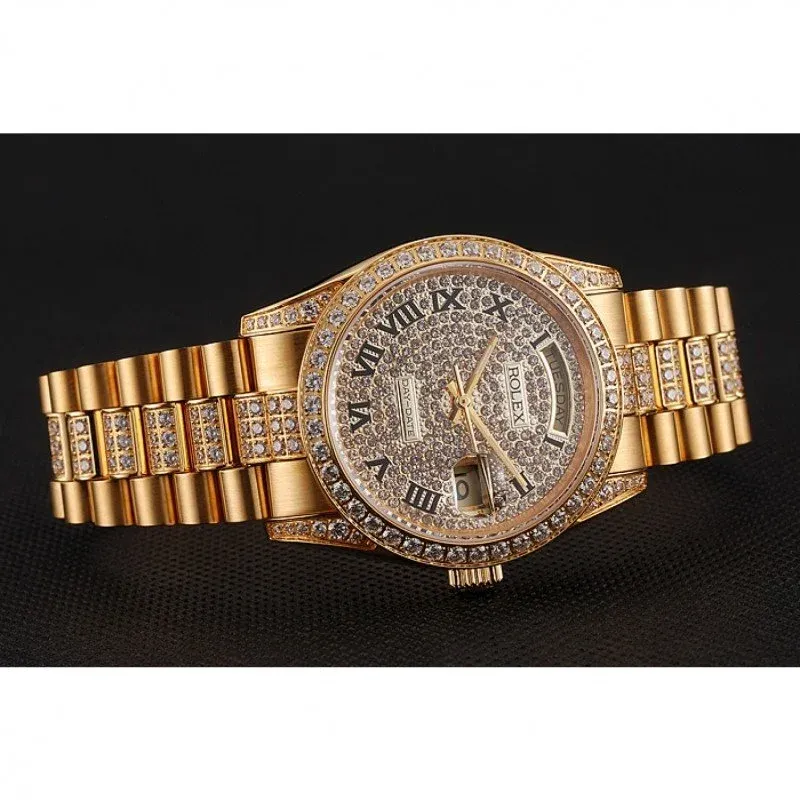 Superclone Rolex Day-Date 37mm Gold Dial 1453956