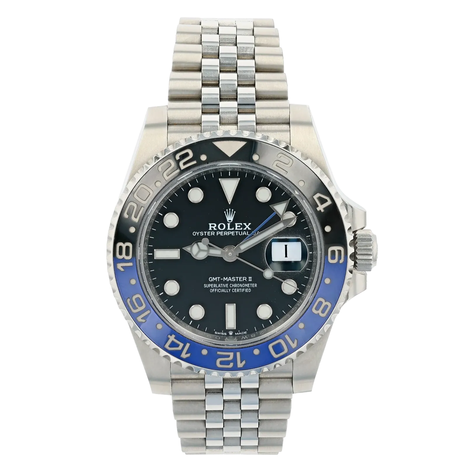 Superclone Rolex GMT-Master II Black Dial 126710BLNR  Batgirl