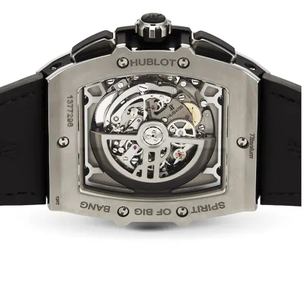 Hublot Spirit Of Big Bang Men Automatic Skeleton Leather Watch 601.NM.0173.LR
