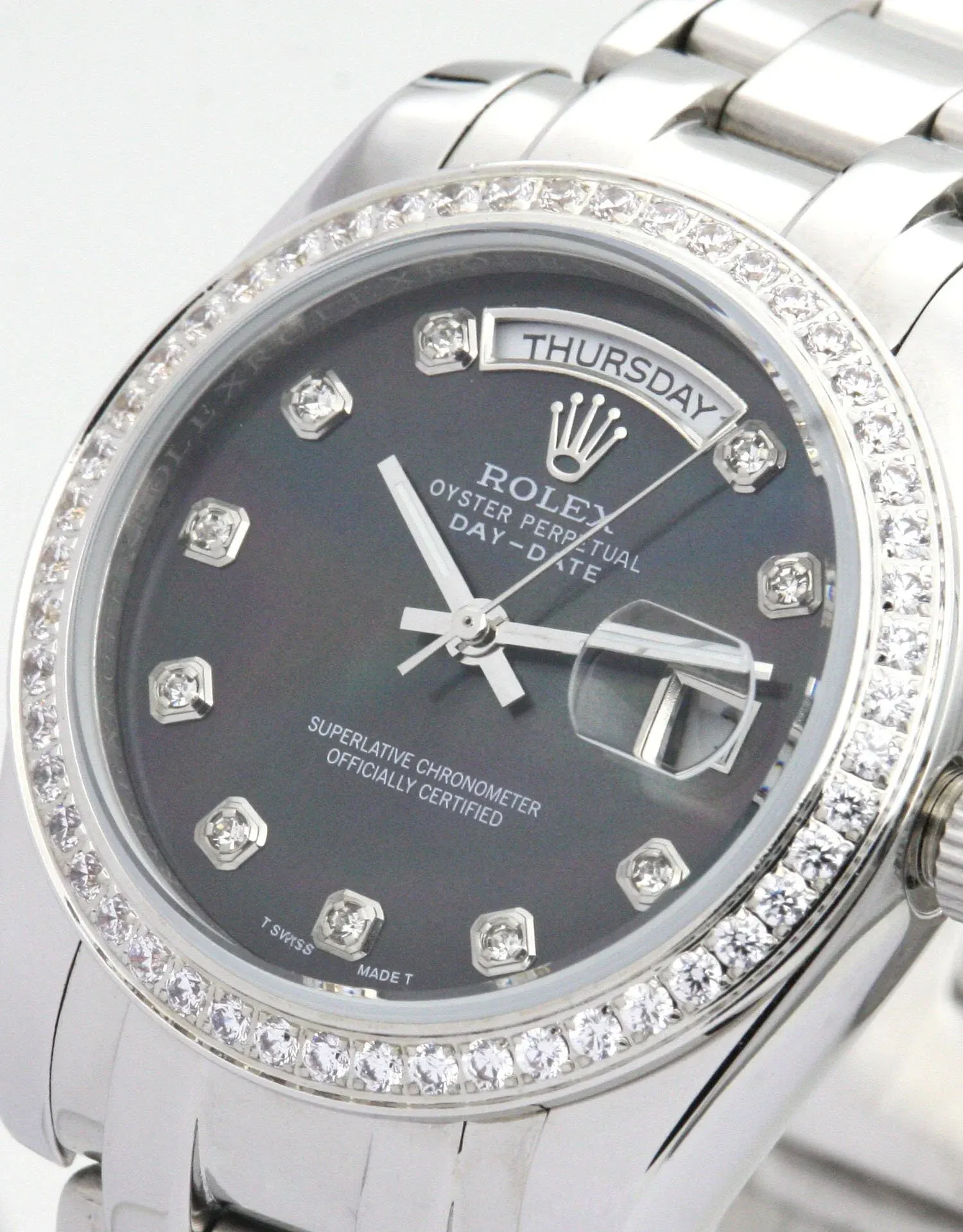 Rolex Day-Date 36mm Black Dial 118346