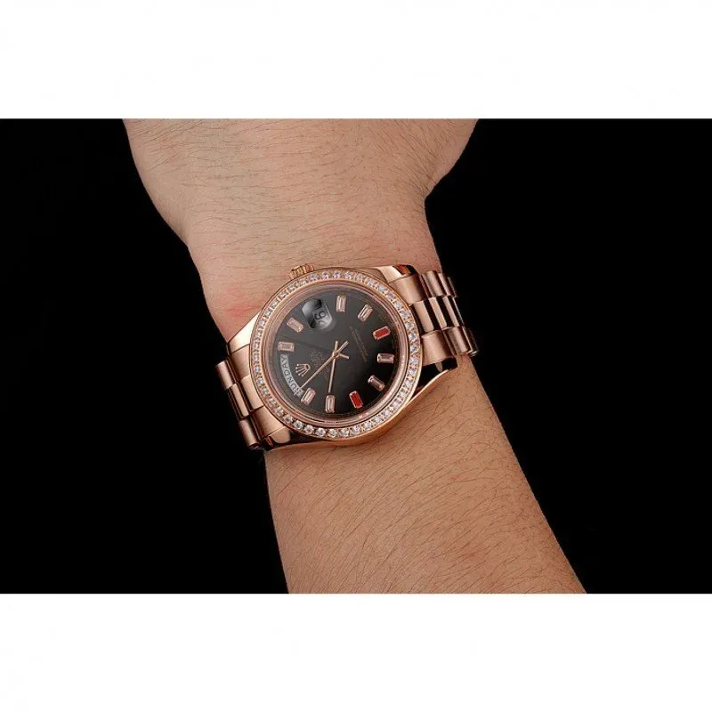 Superclone Rolex Day-Date 40mm Black Dial 1454102