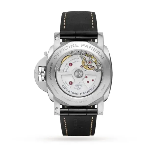 Panerai Luminor Men Automatic Black Alligator Watch PAM01321