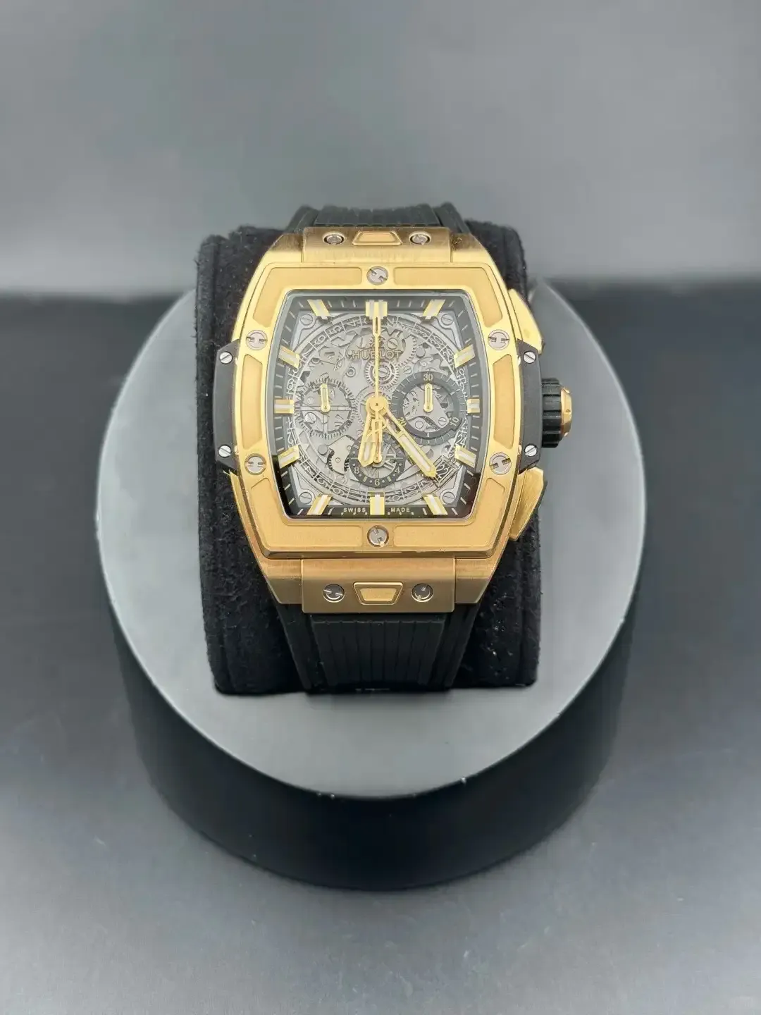 Hublot Spirit Of Big Bang Men Automatic Rubber Watch 642.VX.0130.RX
