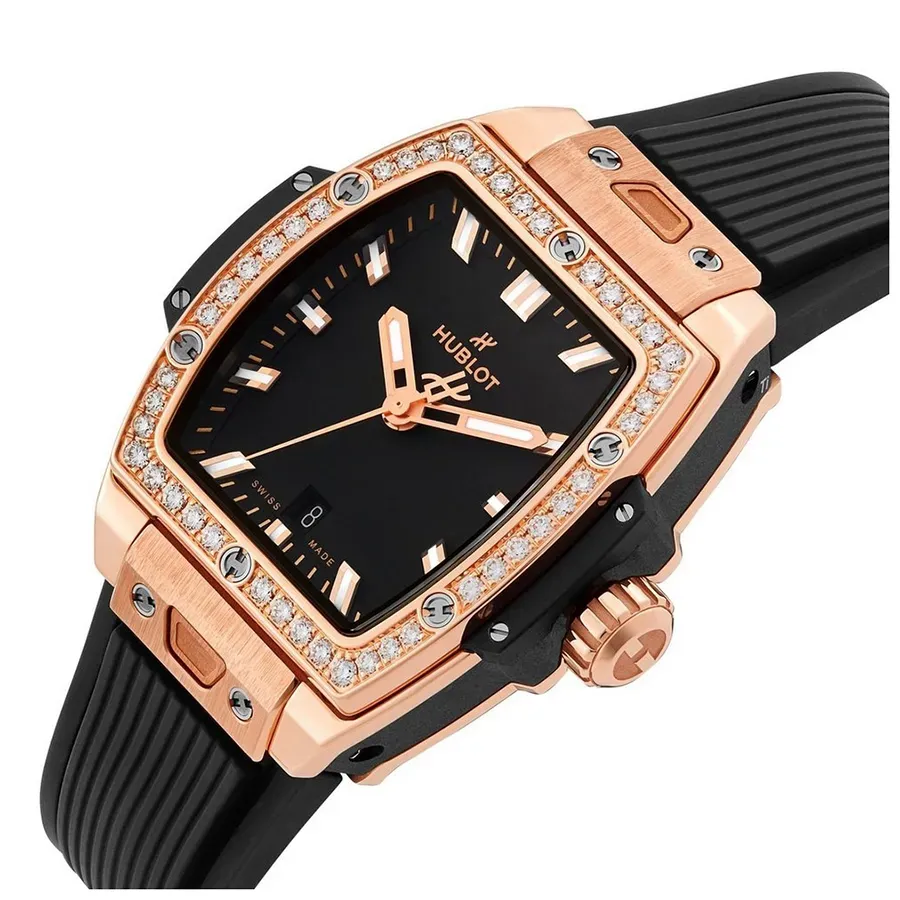 Hublot Spirit Of Big Bang Women Automatic Black Rubber Watch 665.OX.1180.RX.1204