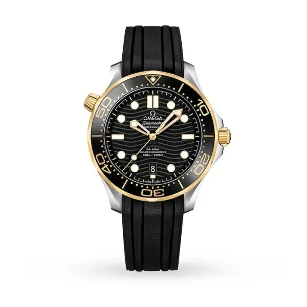 Omega Seamaster Men Automatic Black Rubber Watch O21022422001001