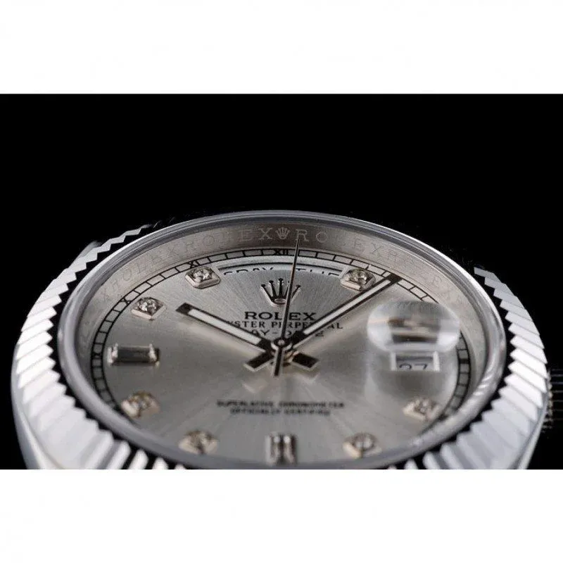 Superclone Rolex Day-Date 40mm Silver Dial 41995