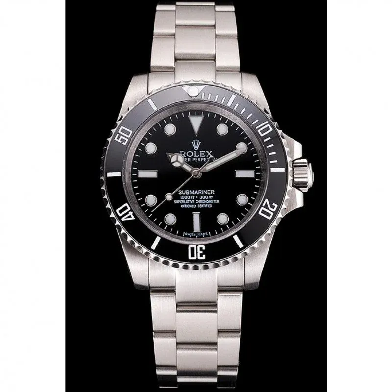 Superclone Rolex Submariner 40mm Black Dial 114060