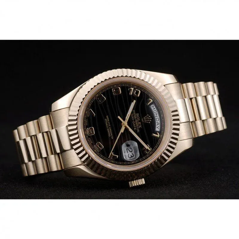 Superclone Rolex Day-Date 40mm Black Dial 41998