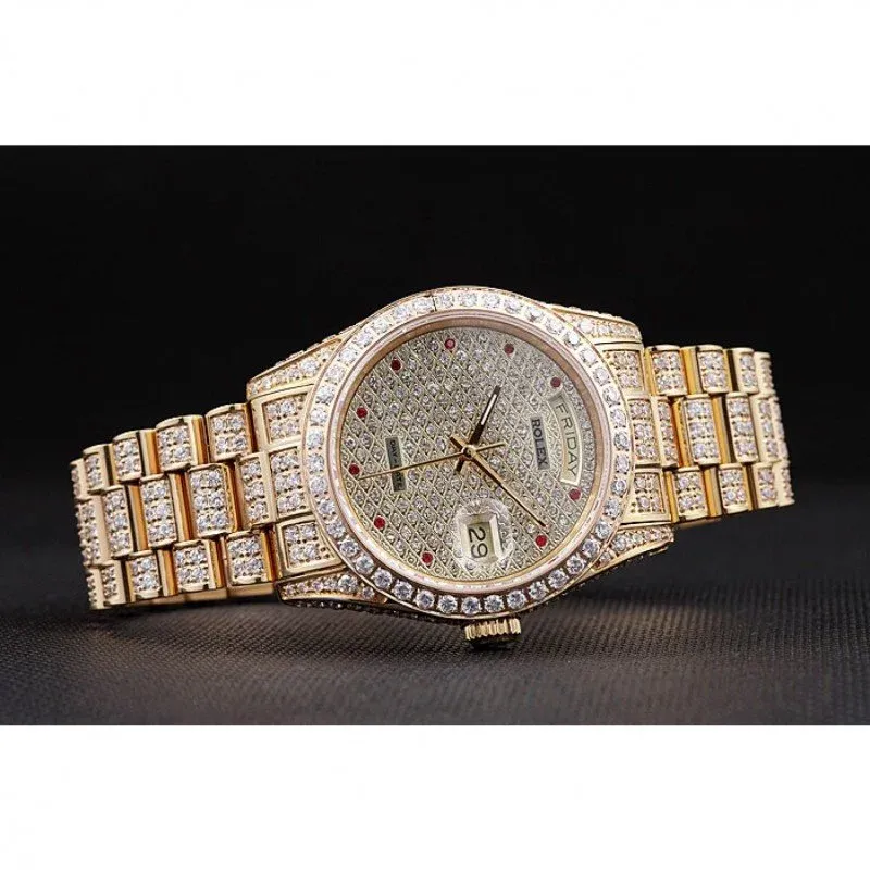 Superclone Rolex Day-Date 37mm Diamond Dial 621615