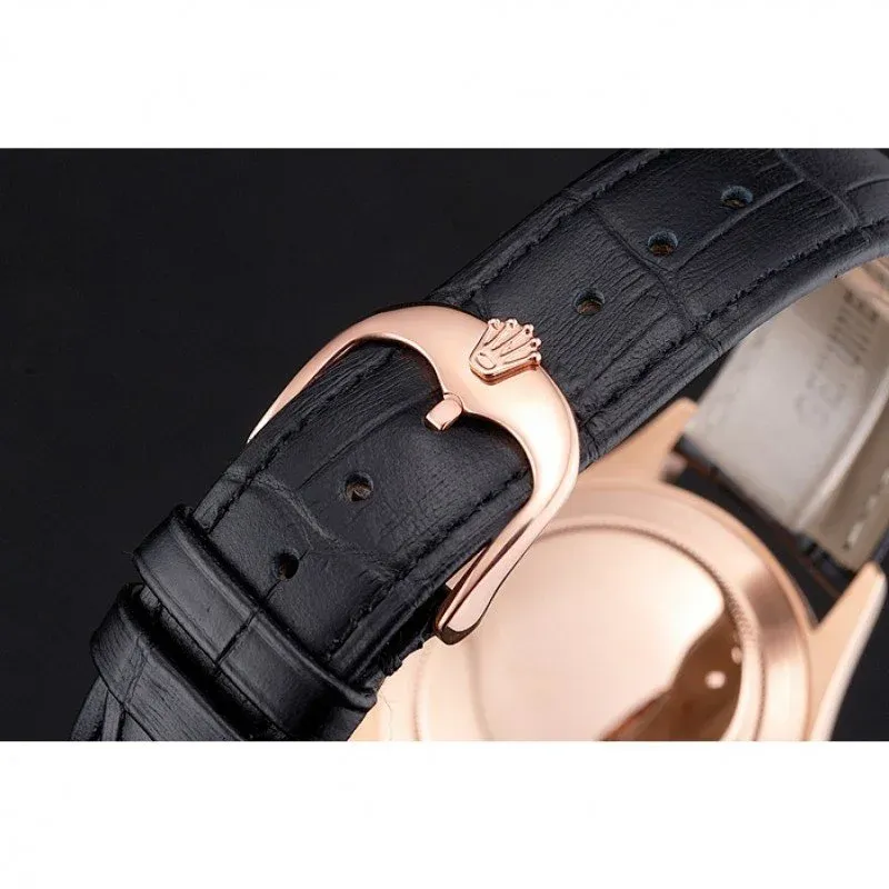 Superclone Rolex Cellini 38mm Black Dial REP016792