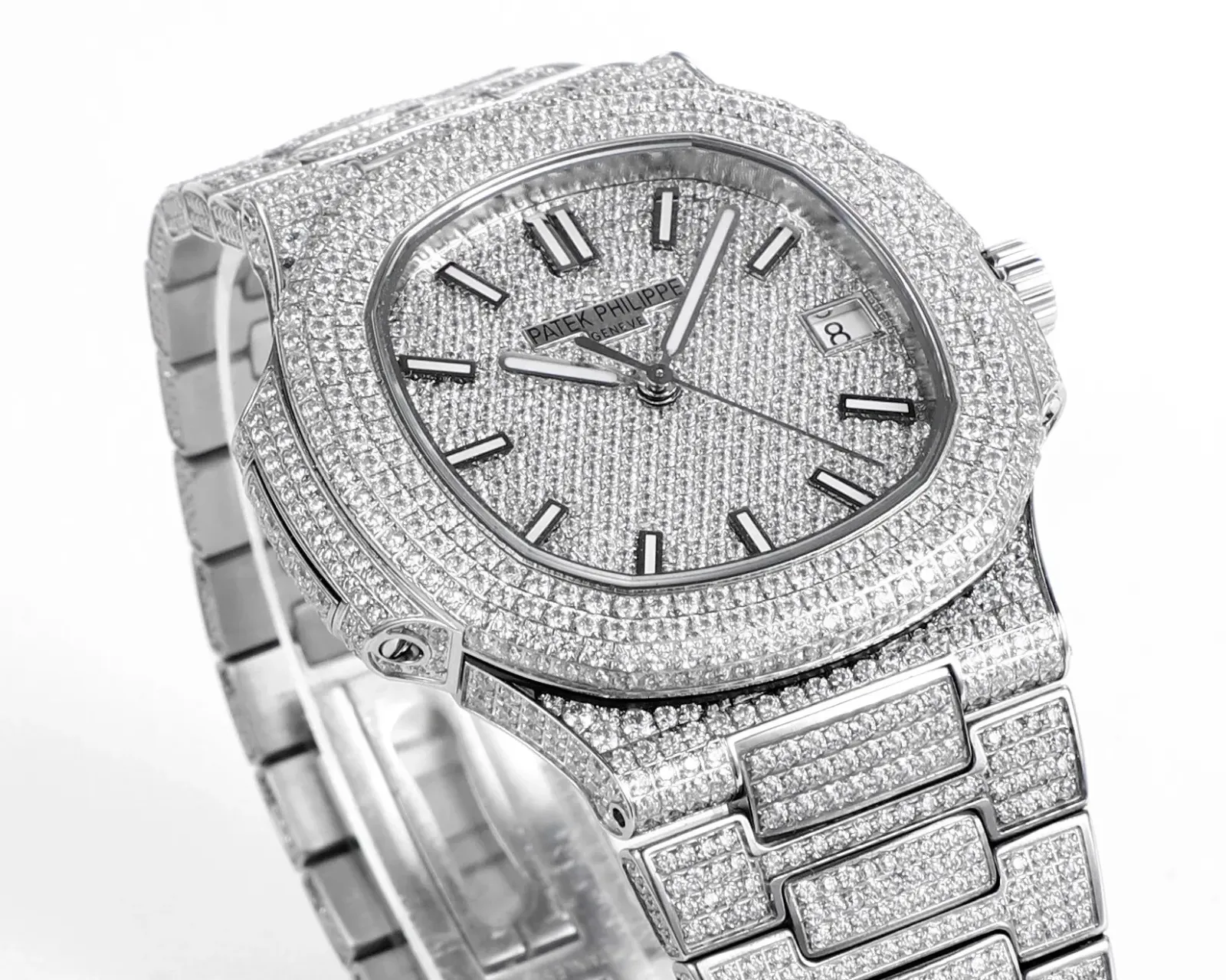Patek Philippe Nautilus Full Star Platinum Watch