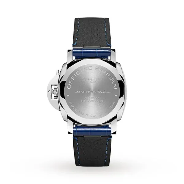 Panerai Luminor Due Unisex Automatic Blue Alligator Watch PAM01273