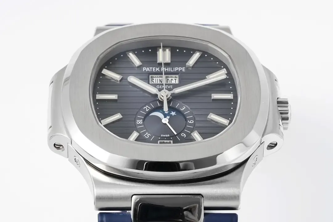 Patek Philippe Blue Nautilus Rubber Watch
