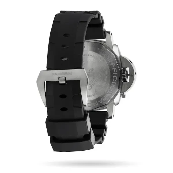 Panerai Submersible Men Automatic Black Rubber Watch PAM00799