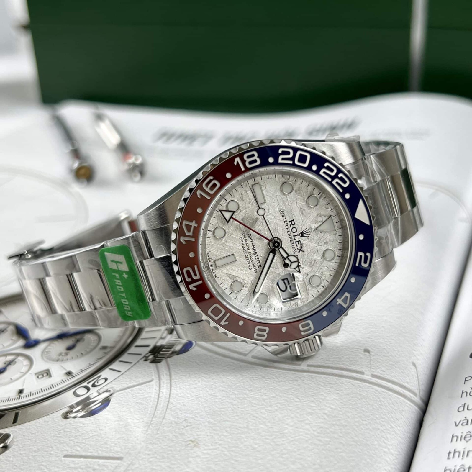 Superclone Rolex GMT-Master II Meteorite Dial 126719BLRO  Superman  Oyster
