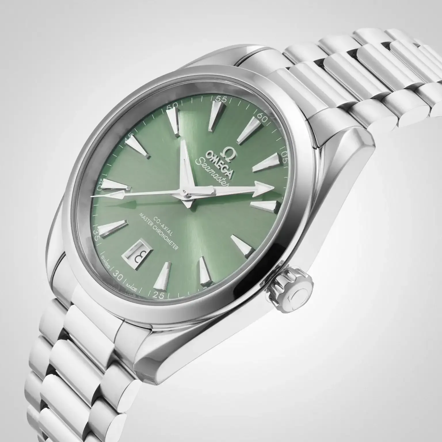 Omega Aquaterra Unisex Automatic Green Stainless Steel Watch O22010382010002