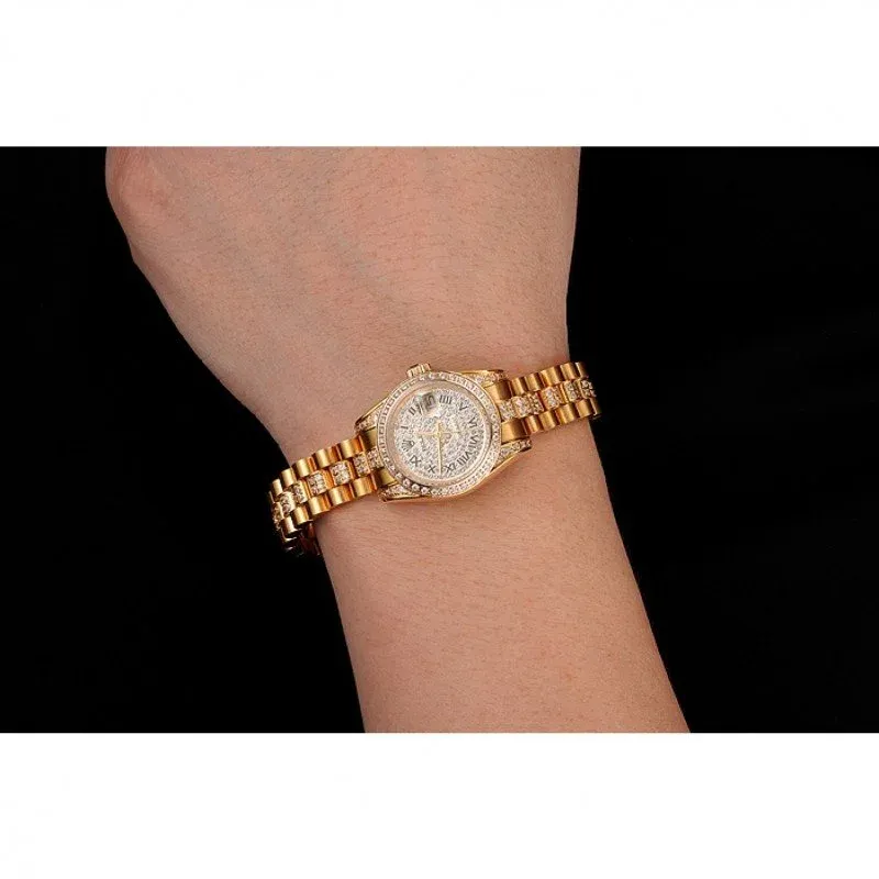 Superclone Rolex Datejust 21mm Gold Dial 1453955