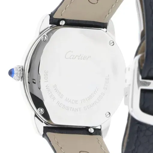 Cartier Ronde de Cartier Women Quartz Silver Leather Watch WSRN0019