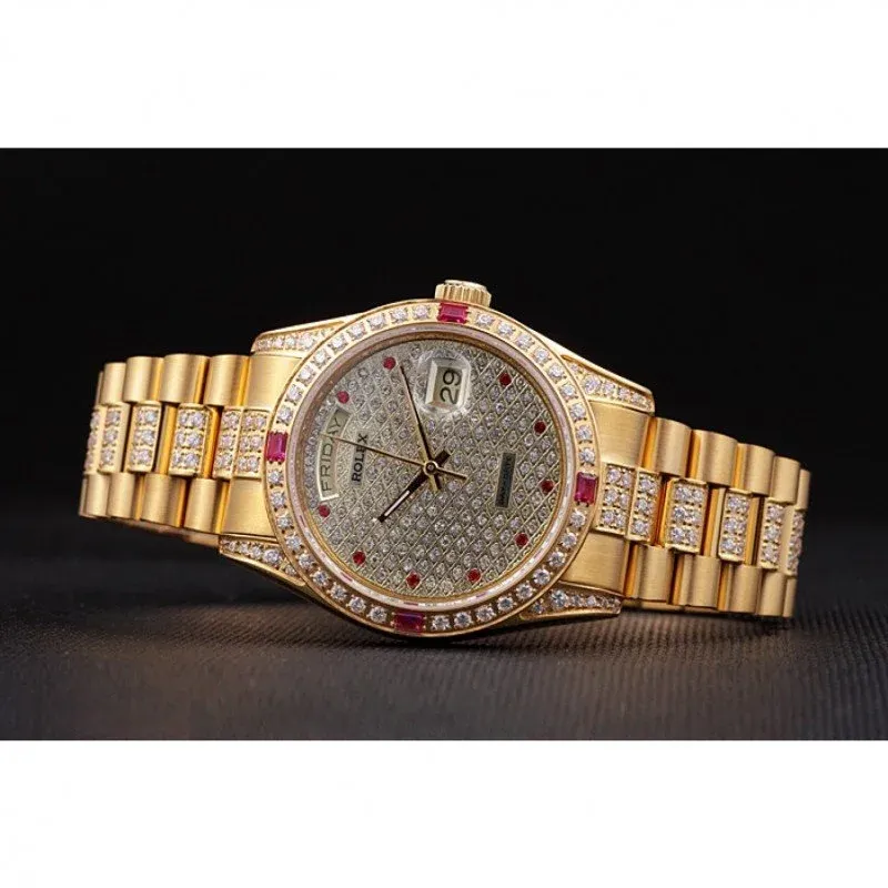 Superclone Rolex Day-Date 37mm Diamond Dial 621614