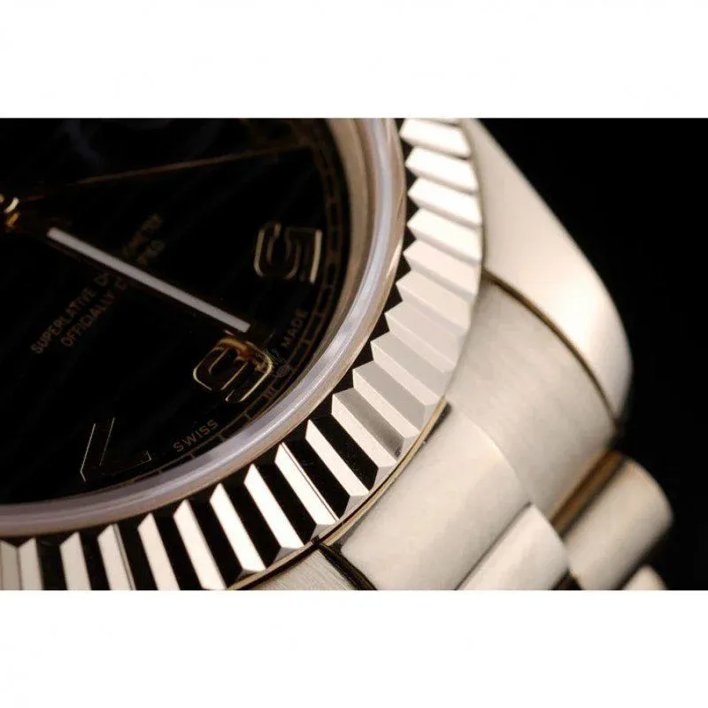 Superclone Rolex Day-Date 40mm Black Dial 41998