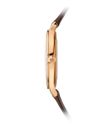 Patek Philippe Calatrava Diamond Brown Dial Ladies Watch 4897R-001