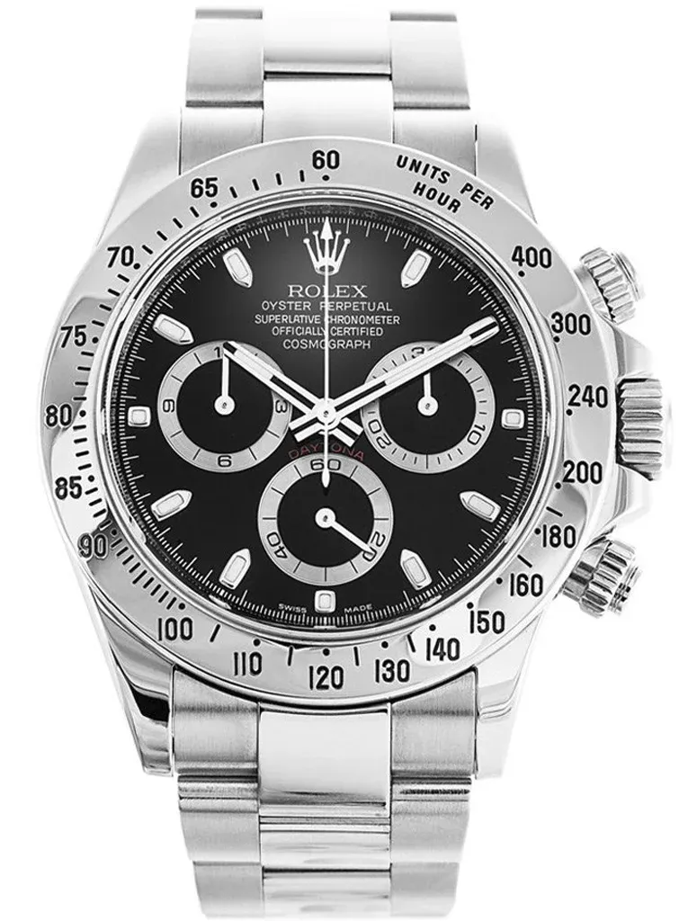 Superclone Rolex Daytona 40mm Black Dial 116520