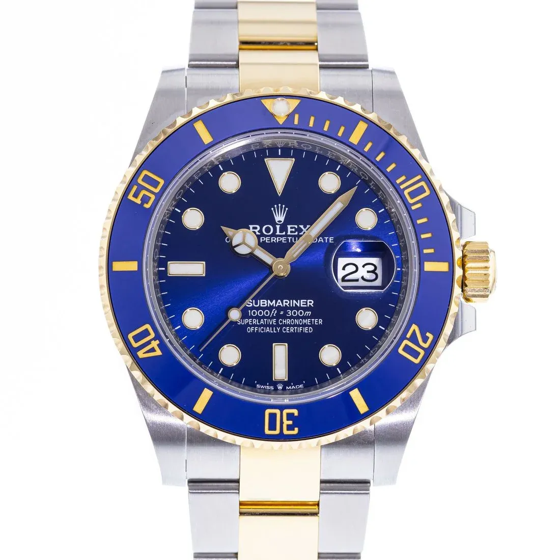 Superclone Rolex Submariner 41mm Blue Dial 126613LB Bluesy