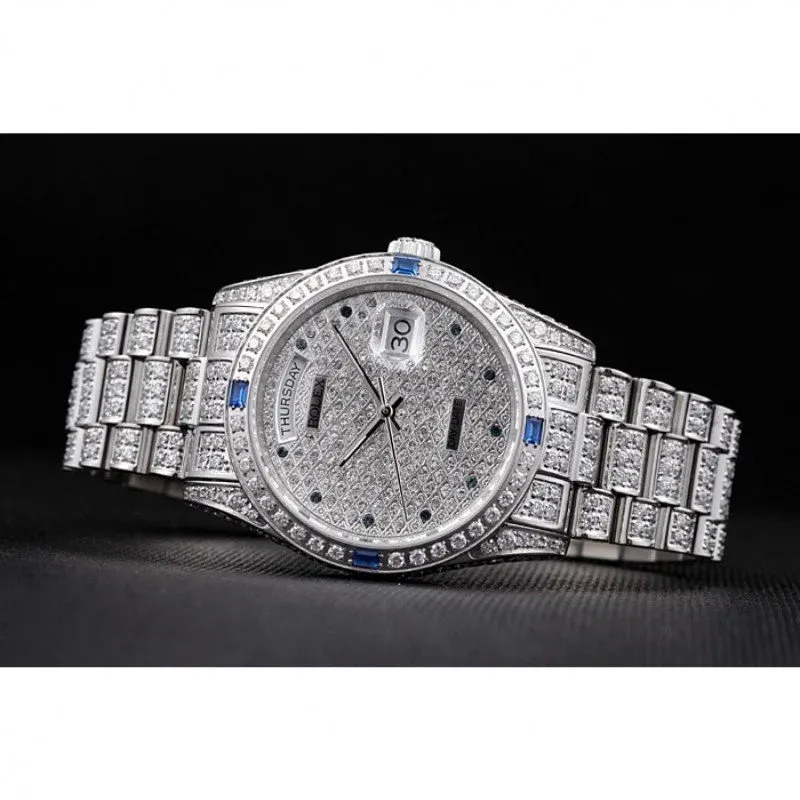 Superclone Rolex Day-Date 37mm Diamond Dial 621613