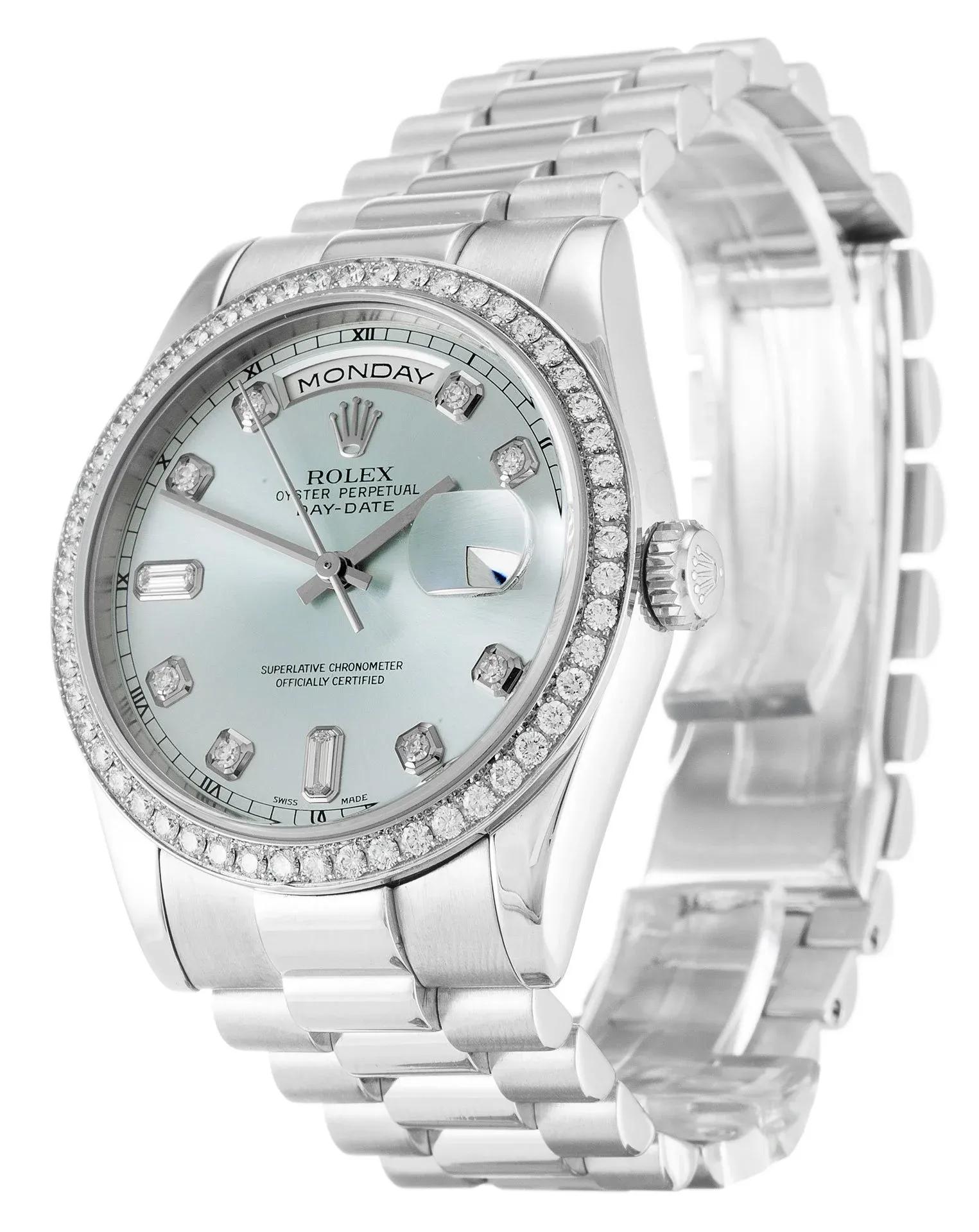Rolex Day-Date 36mm Blue Dial 118346
