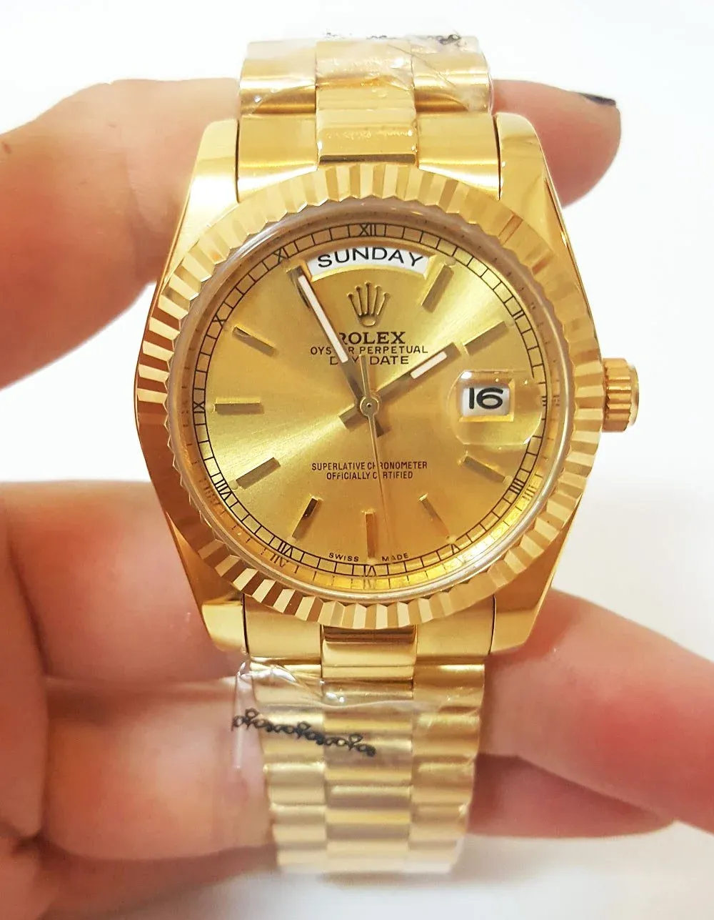 Rolex Day-Date 36mm Champagne Dial 1803