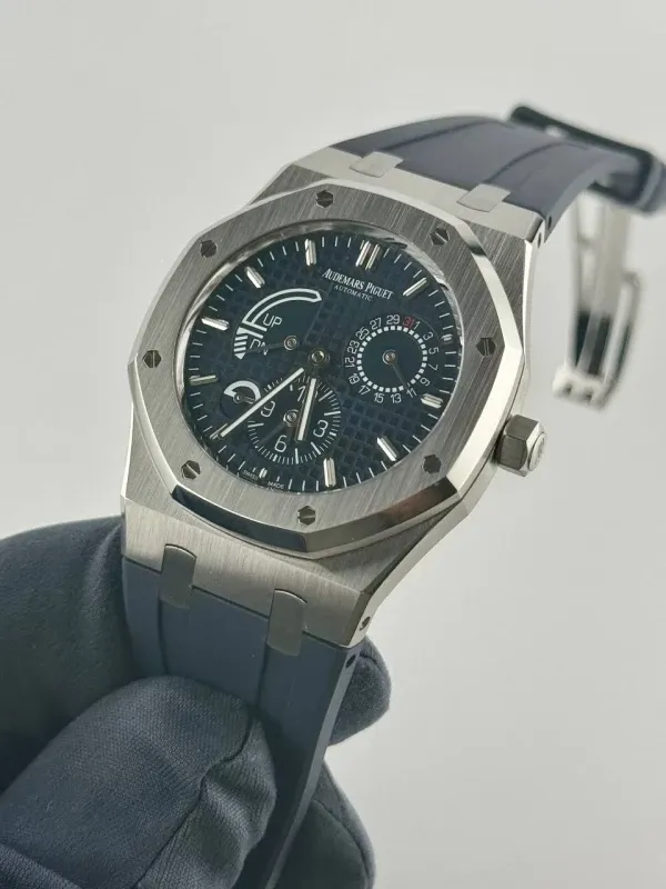 Audemars Piguet Royal Oak Dual Time Blue 26124ST.OO.D018CR.01