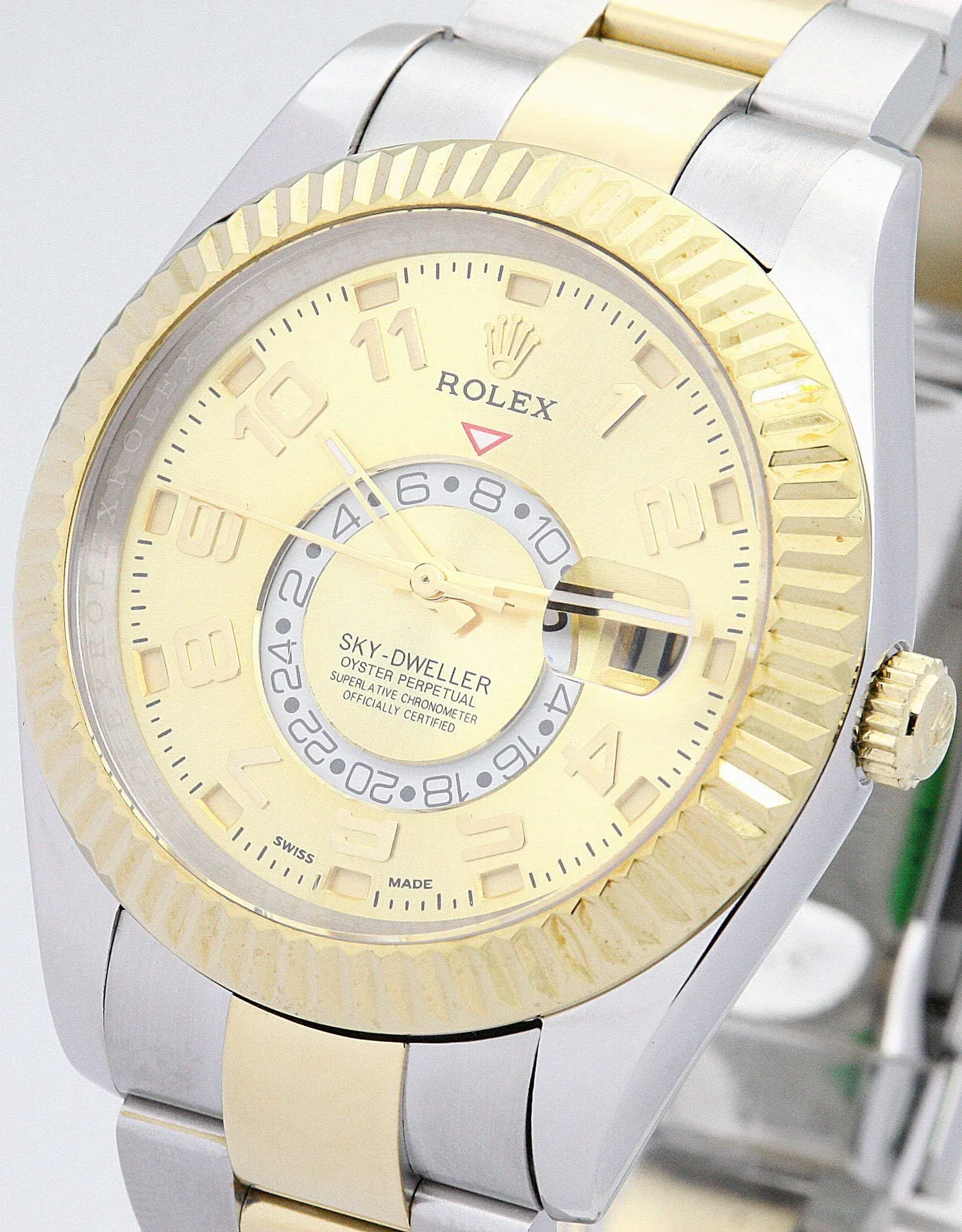 Rolex Sky-Dweller 42mm Gold Dial 326938
