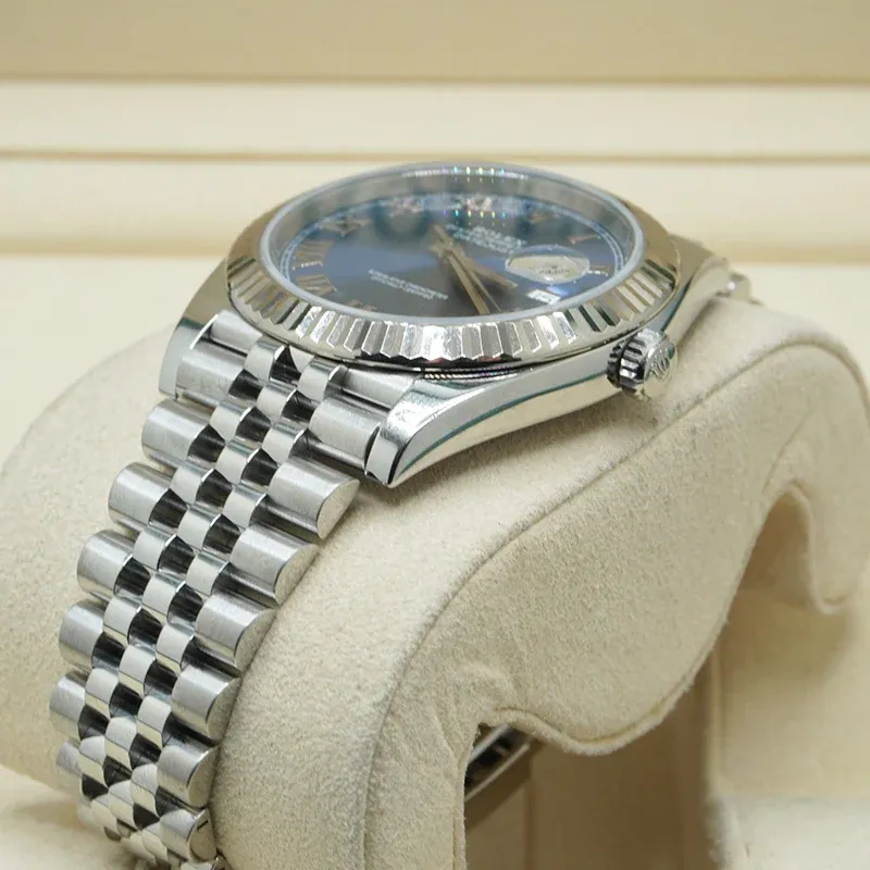 Rolex Datejust 41mm Blue Dial 126334 Jubilee Roman Dials