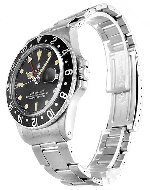 Rolex GMT-Master 40mm Black Dial 1675