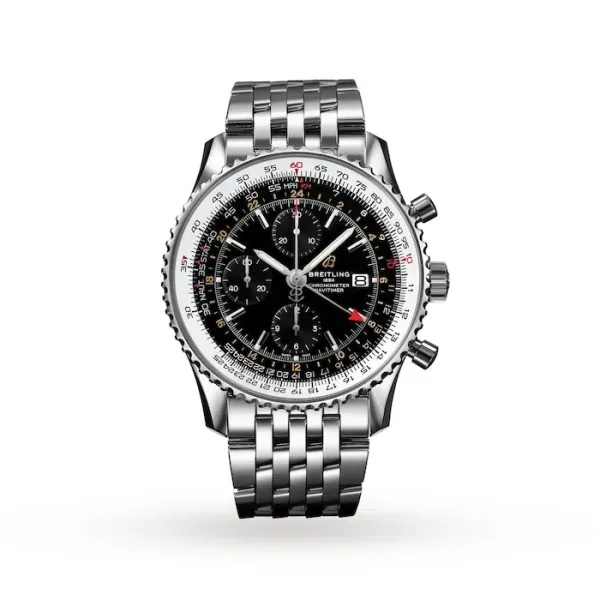 Breitling Navitimer Men Automatic Black Stainless Steel Watch A24322121B2A1